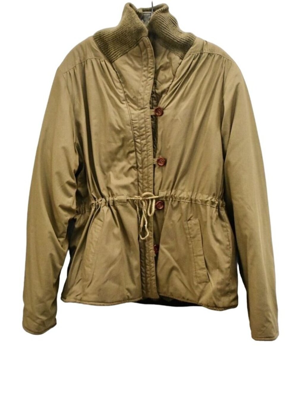 Women's Vintage Reversible Jacket Sweater Size L (see measurements)